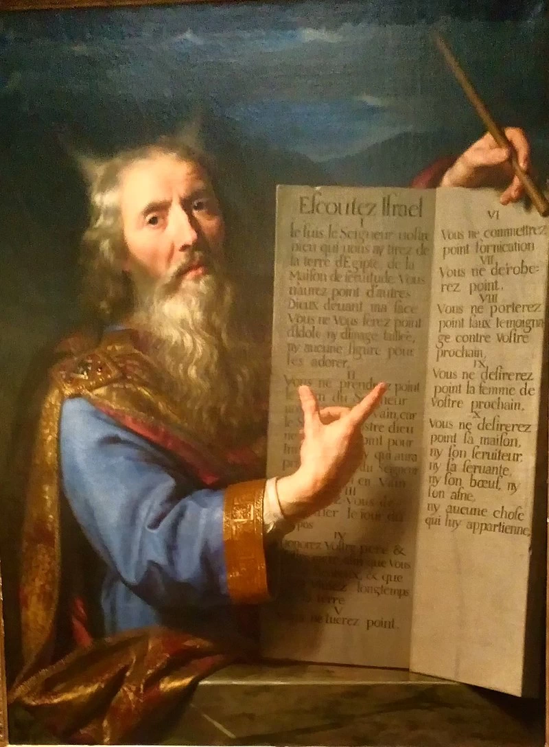 Mosè presenta le tavole - Amiens, musée de Picardie
